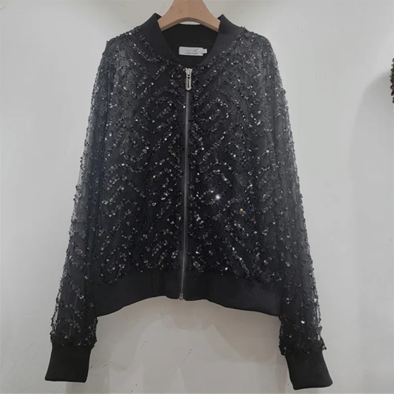 SuperAen Sequined Sun-protective Jacket for Women Spring and Summer New Europe and America Casual Cardigan Jacket Coats
SuperAen Sequined Sun-protective Jacket for Women Spring and Summer New Europe and America Casual Cardigan Jacket Coats