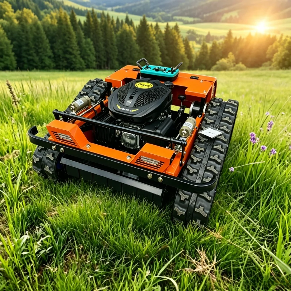 Tracked Lawn Mower Automatic Remote Control Lawn Prune Agriculture Weeding Robot CE High Efficiency Farm Use
Tracked Lawn Mower Automatic Remote Control Lawn Prune Agriculture Weeding Robot CE High Efficiency Farm Use