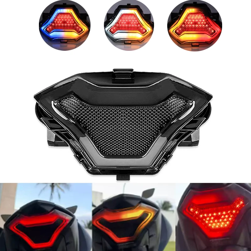 LED Motorcycle Tail Lights Turn Signal Indicator Rear Brake Lamp Running Lights 12V for Yamaha R3 Y15ZR MT03 MT07 R150
LED Motorcycle Tail Lights Turn Signal Indicator Rear Brake Lamp Running Lights 12V for Yamaha R3 Y15ZR MT03 MT07 R150
