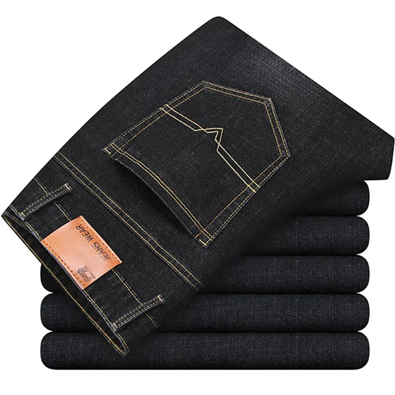 High Quality Men's Business Casual Jeans Spring Solid Straight Denim Pants Autumn Daily Jeans Trousers Work Pants
High Quality Men's Business Casual Jeans Spring Solid Straight Denim Pants Autumn Daily Jeans Trousers Work Pants