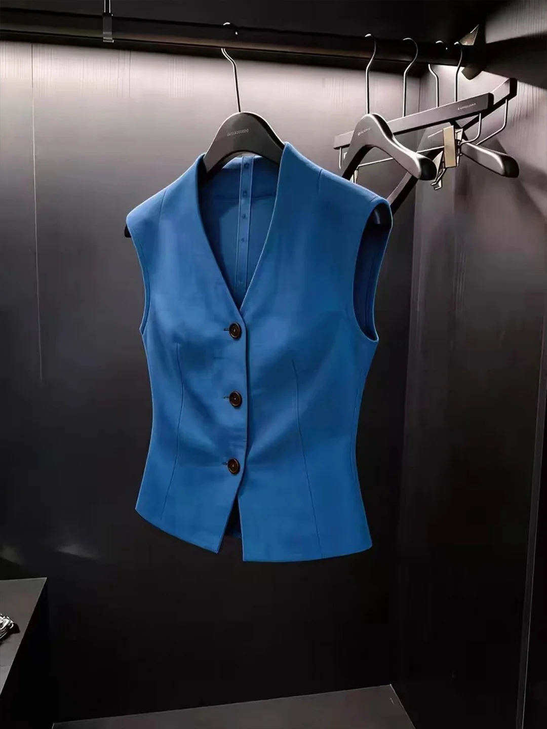 Unique V-Neck Sleeveless Vest Slim Fit Elegant Fashionable Top for Women Summer Season Versatile Stylish Small Backless Design
Unique V-Neck Sleeveless Vest Slim Fit Elegant Fashionable Top for Women Summer Season Versatile Stylish Small Backless Design