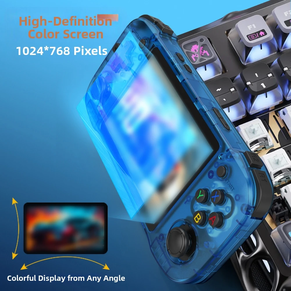 1 Pcs R46 Retro Handheld Console Ample Storage: Available For-Linux Open Source WIFI 4.2 Inch IPS 64GB Portable Game Player
1 Pcs R46 Retro Handheld Console Ample Storage: Available For-Linux Open Source WIFI 4.2 Inch IPS 64GB Portable Game Player