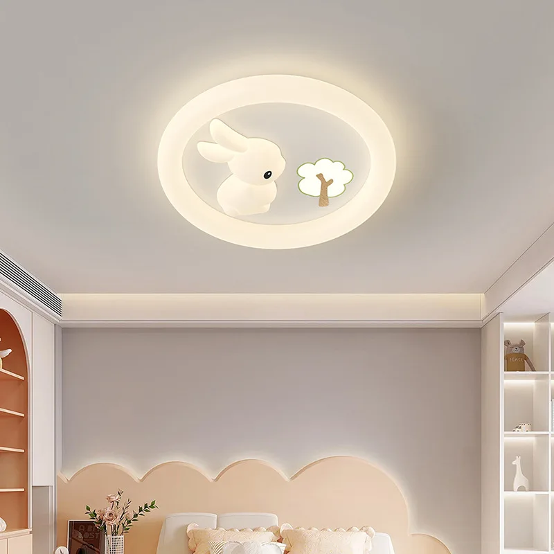 Rabbit Series Acrylic Ceiling Lamp, Simple Modern Children's Room Cartoon Eye Protection Full Spectrum Decor Lighting Fixture
Rabbit Series Acrylic Ceiling Lamp, Simple Modern Children's Room Cartoon Eye Protection Full Spectrum Decor Lighting Fixture