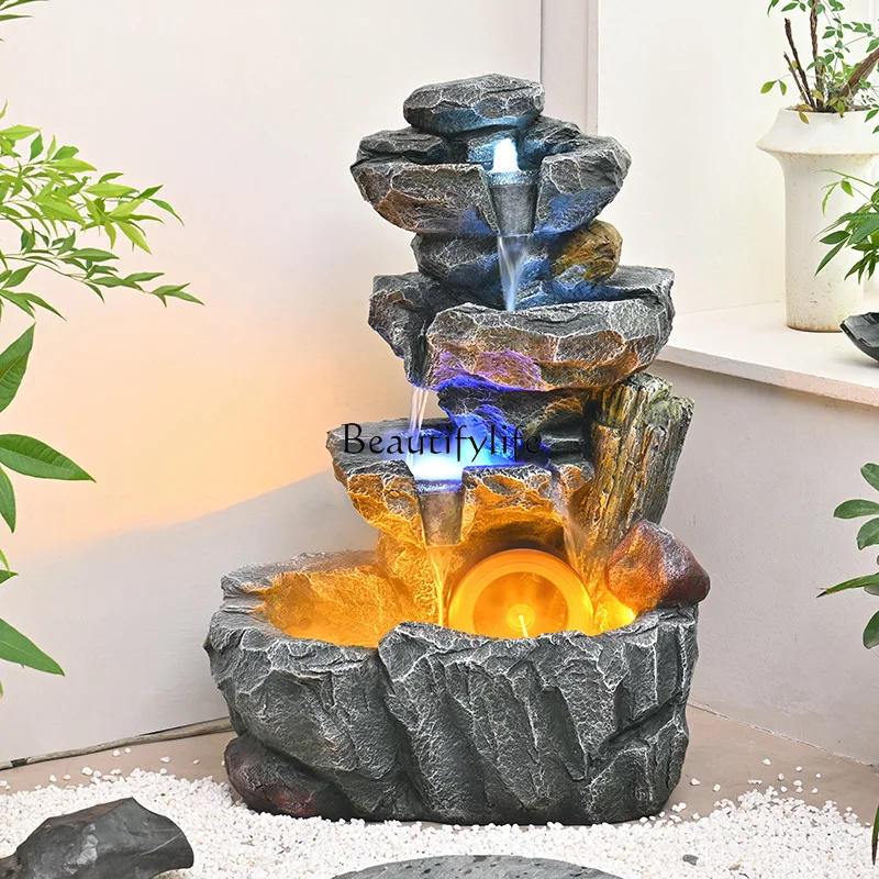 Entrance flowing water landscaping fish pond circulation feng shui wheel fish pond flowing water ornament
Entrance flowing water landscaping fish pond circulation feng shui wheel fish pond flowing water ornament