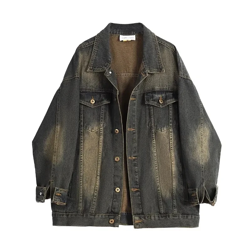 Women's Denim Jacket Long Sleeve Jean Jacket Harajuku Korean 2025 Fashion Oversize Outerwear Top Clothes
Women's Denim Jacket Long Sleeve Jean Jacket Harajuku Korean 2025 Fashion Oversize Outerwear Top Clothes