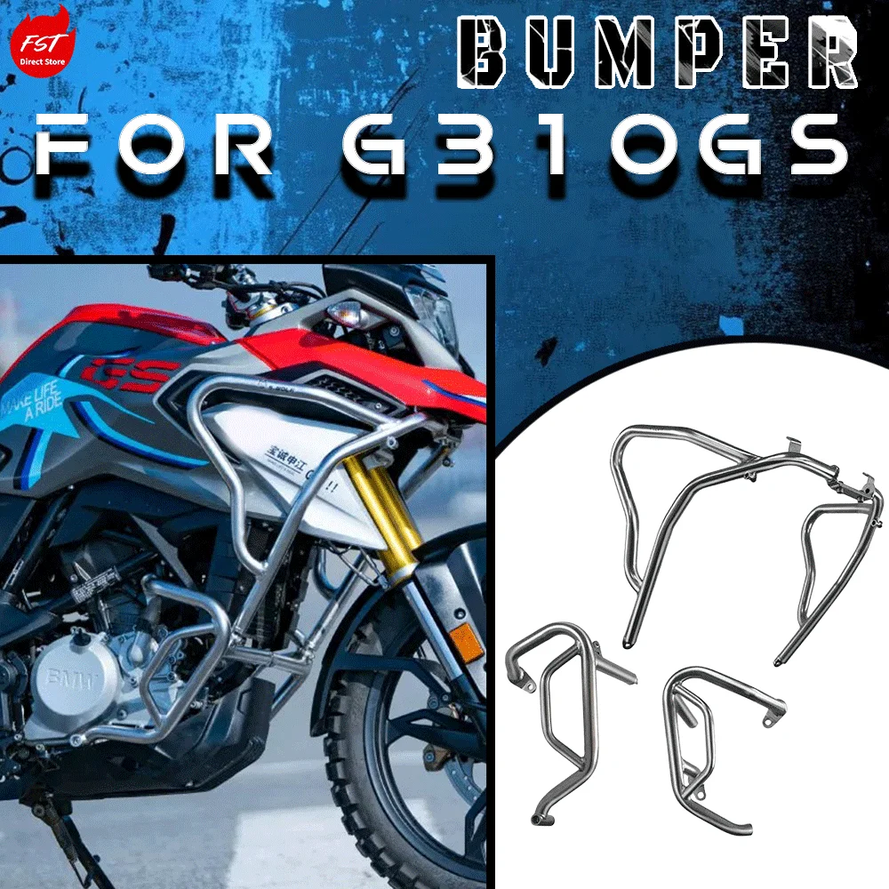Motorcycle 304SS Engine Crash Protection Bar Fit G310GS