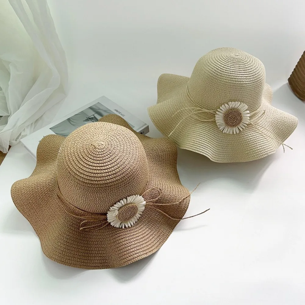 Fashion Woven Straw Bucket Hat Sunflower Casual Beach Cap Large Hollow Knit Fisherman Hat for Women
Fashion Woven Straw Bucket Hat Sunflower Casual Beach Cap Large Hollow Knit Fisherman Hat for Women
