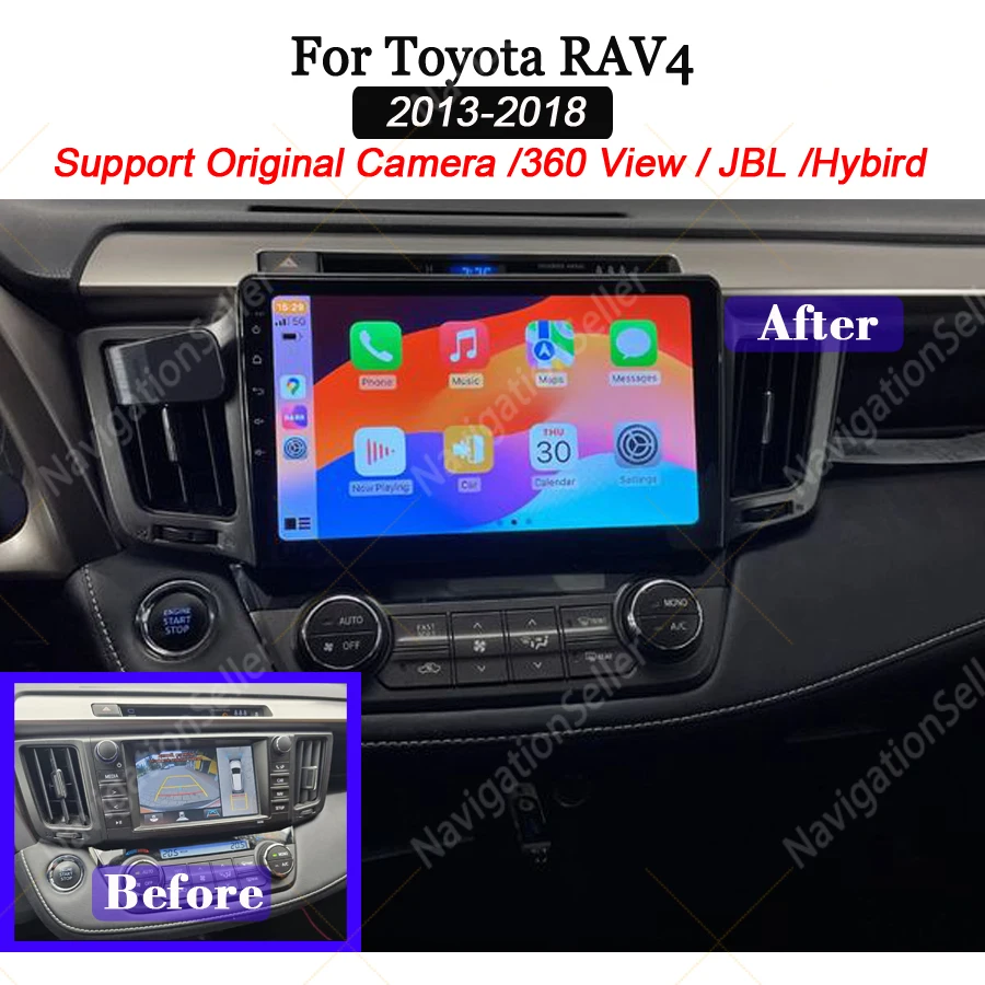 Android Carplay Car Radio Multimedia For Toyota RAV4 Rav 4 2013-2018 Gps Navigation Video Autoradio Stereo Head Unit DAB DSP WIF
Android Carplay Car Radio Multimedia For Toyota RAV4 Rav 4 2013-2018 Gps Navigation Video Autoradio Stereo Head Unit DAB DSP WIF