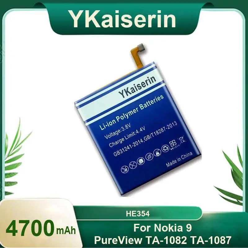 4700mAh High Performance Mobile Phone Battery For Nokia 9 Pureview TA-1082 TA-1087 HE354 warranty + tracking number
4700mAh High Performance Mobile Phone Battery For Nokia 9 Pureview TA-1082 TA-1087 HE354 warranty + tracking number