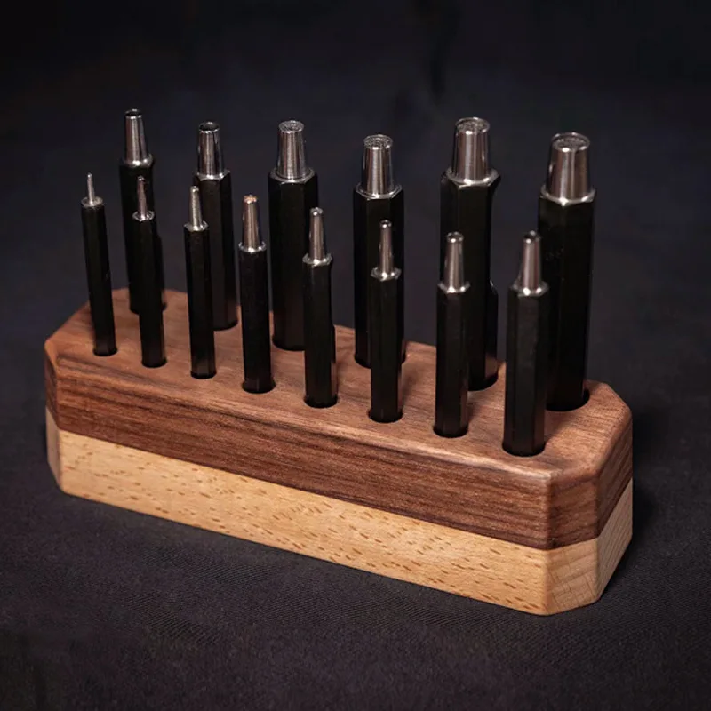 Leather Punch Tool, Hexagonal Round Alloy Steel Punch, Heavy Duty Stamping Rolling Tool for DIY Leather Bag Belt Watch Strap
Leather Punch Tool, Hexagonal Round Alloy Steel Punch, Heavy Duty Stamping Rolling Tool for DIY Leather Bag Belt Watch Strap
