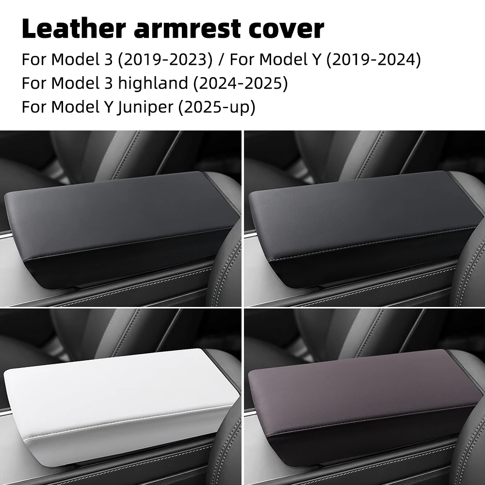 For Tesla Model Y 2025 Juniper Leather Armrest Box Protective ABS Cover Arm Rest Lid For Model 3 Highland 2024 Accessories
For Tesla Model Y 2025 Juniper Leather Armrest Box Protective ABS Cover Arm Rest Lid For Model 3 Highland 2024 Accessories