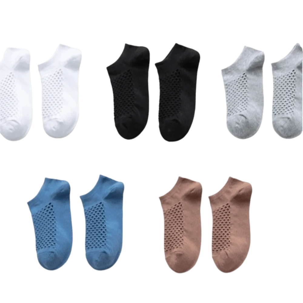 Fashion Hollow Design Men's Socks Sweat-Absorbing Thin Ankle Socks Low-Cut Sports Short Hole Sock Male and Female
Fashion Hollow Design Men's Socks Sweat-Absorbing Thin Ankle Socks Low-Cut Sports Short Hole Sock Male and Female
