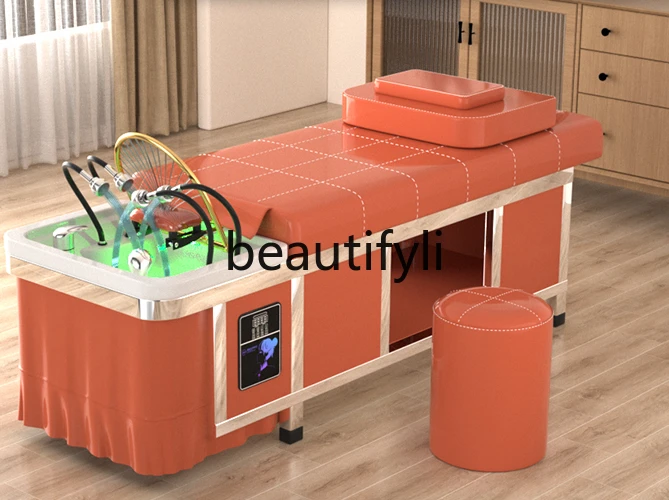 Hair salon special shampoo bed phototherapy constant temperature water circulation fumigation beauty integrated bed
Hair salon special shampoo bed phototherapy constant temperature water circulation fumigation beauty integrated bed