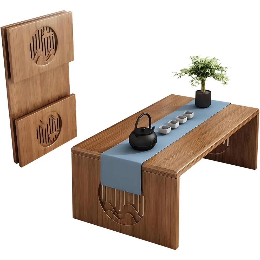 Folding Floor Coffee Table, Japanes Bamboo Foldable Tables, Portable Living Room Low Dsk, Versatile Tatami Meditation Tea Table
Folding Floor Coffee Table, Japanes Bamboo Foldable Tables, Portable Living Room Low Dsk, Versatile Tatami Meditation Tea Table
