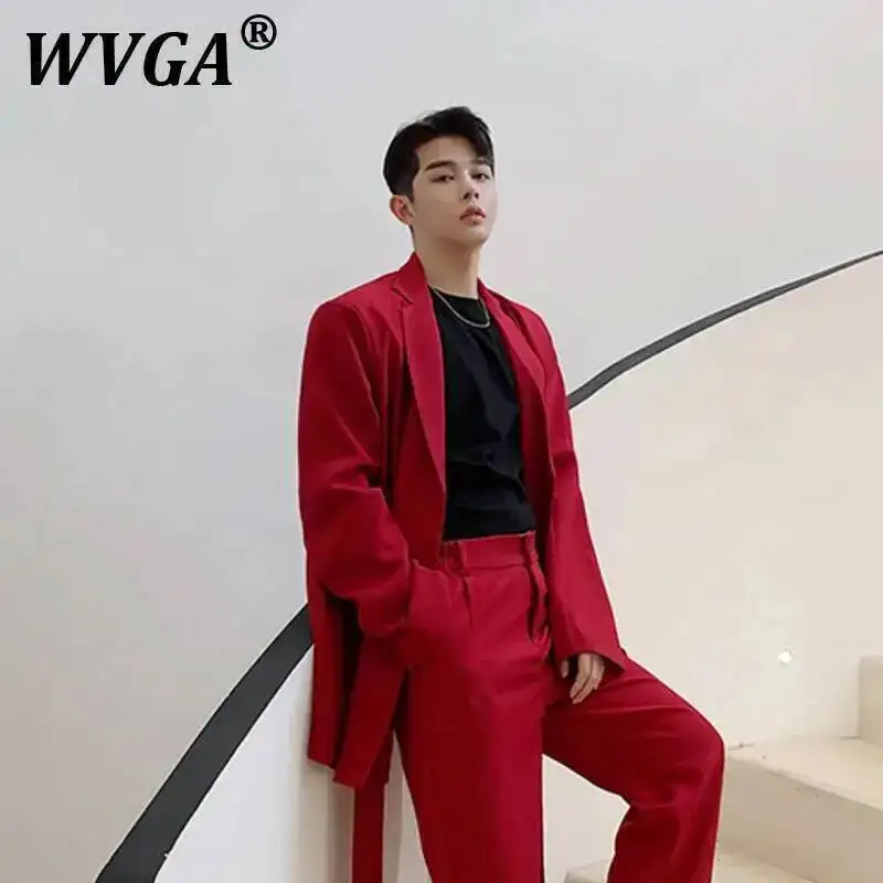 WVGA Spring Autumn New Men's Tide Techwear Elegant Fashion Design Ribbon Korean style Blazer Niche Chic Casual Jakcets Ins W7505
WVGA Spring Autumn New Men's Tide Techwear Elegant Fashion Design Ribbon Korean style Blazer Niche Chic Casual Jakcets Ins W7505