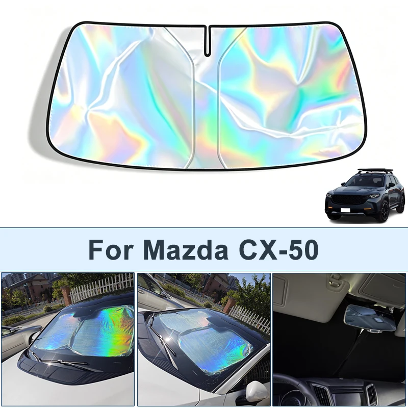 Foldable Front Windshield Sun Shade For Mazda CX-50 UV Reflective Sun Protection Cover Car Interior Accessories
Foldable Front Windshield Sun Shade For Mazda CX-50 UV Reflective Sun Protection Cover Car Interior Accessories