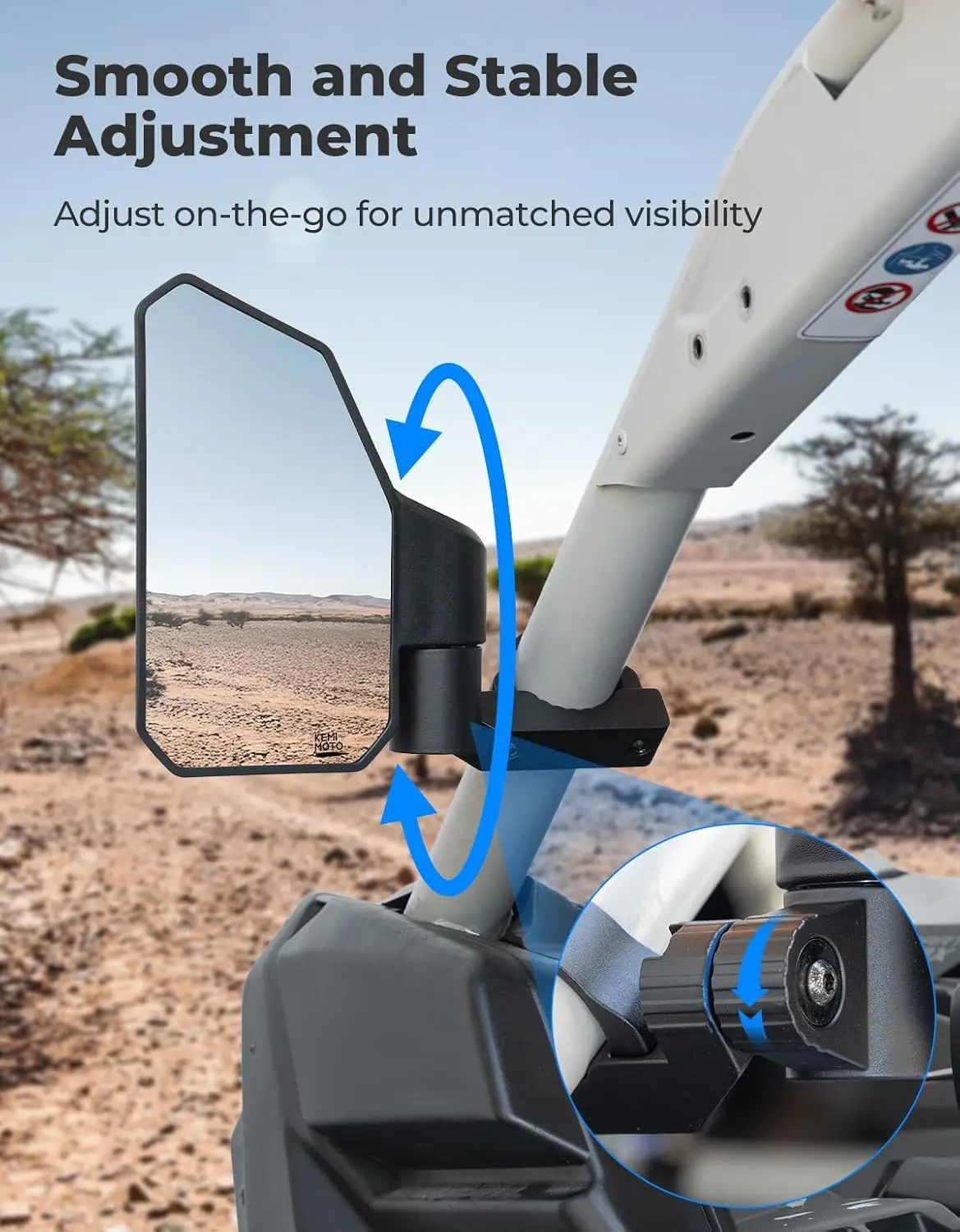 UTV Side Mirrors Spring Back Feature Mirrors ffor Honda Pioneer 1000 Compatible with Polaris ACE Ranger Can Am Commander
UTV Side Mirrors Spring Back Feature Mirrors ffor Honda Pioneer 1000 Compatible with Polaris ACE Ranger Can Am Commander