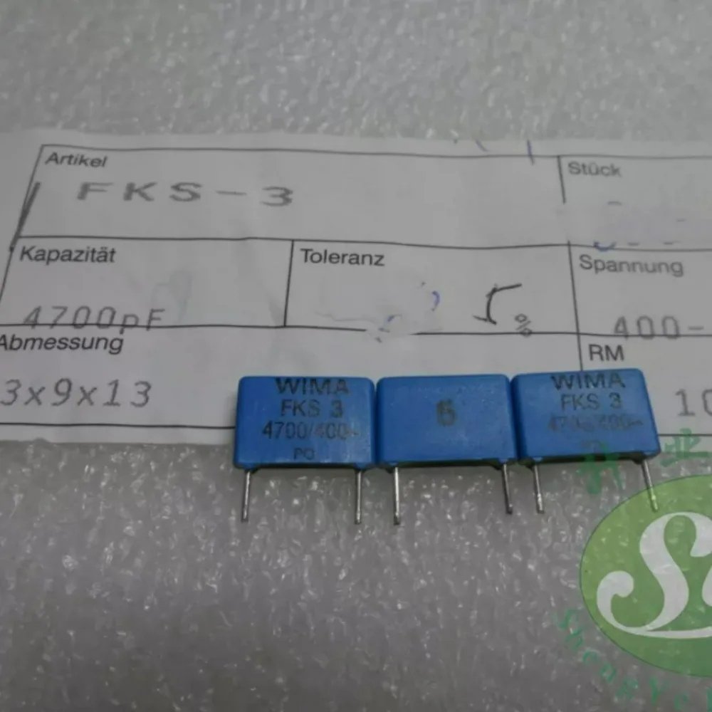 10pcs/lot FKS3 0.0047uF/400V 4.7nf 4700pf 4n7 472 Brand New 10mm Film Capacitor
10pcs/lot FKS3 0.0047uF/400V 4.7nf 4700pf 4n7 472 Brand New 10mm Film Capacitor