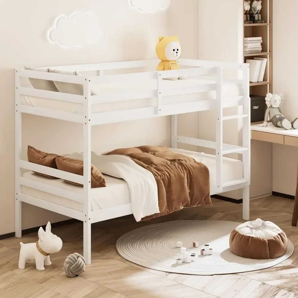LLit Superposé En Bois Massif Blanc Pour Lits Jumeaux, Échelle Robuste
LLit Superposé En Bois Massif Blanc Pour Lits Jumeaux, Échelle Robuste