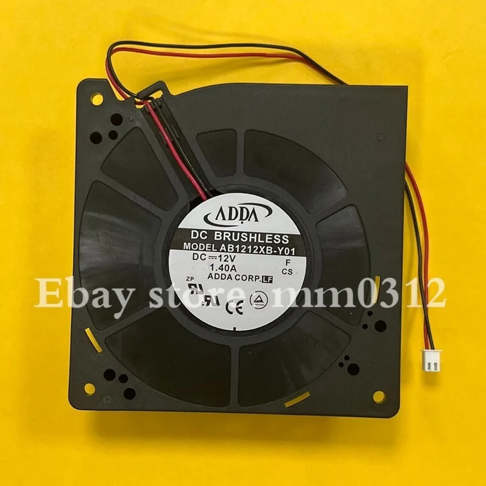 For ADDA AB1212XB-Y01 12032 DC12V 1.40A 2-Wire High Airflow Cooling Fan
For ADDA AB1212XB-Y01 12032 DC12V 1.40A 2-Wire High Airflow Cooling Fan