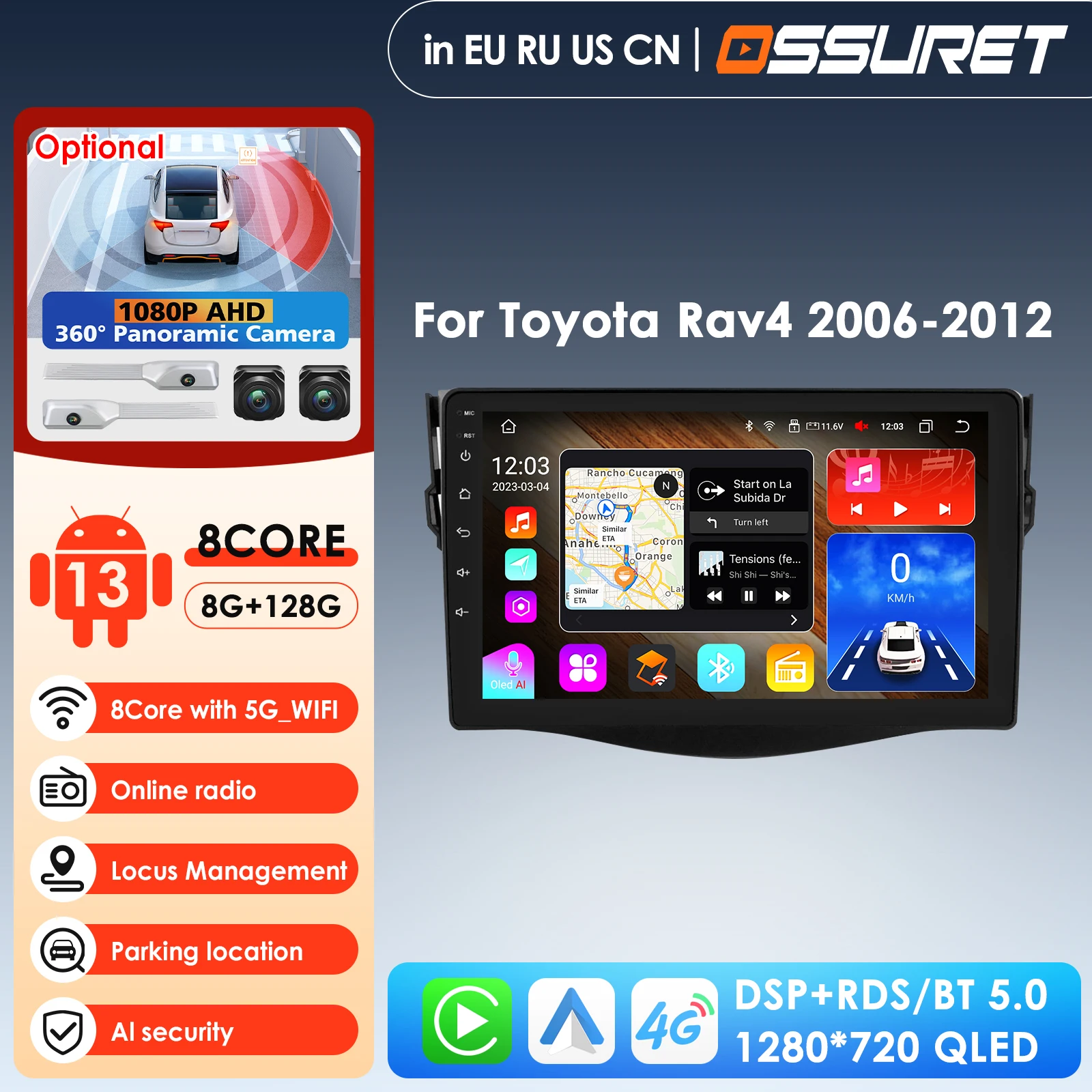 GPS для Toyota RAV4 RAV 4 2006-2012 Автомобильный радиоприемник Мультимедийная навигация 2 din Android 2din Авторадио CarPlay Стерео SWC DVR Камера
GPS для Toyota RAV4 RAV 4 2006-2012 Автомобильный радиоприемник Мультимедийная навигация 2 din Android 2din Авторадио CarPlay Стерео SWC DVR Камера