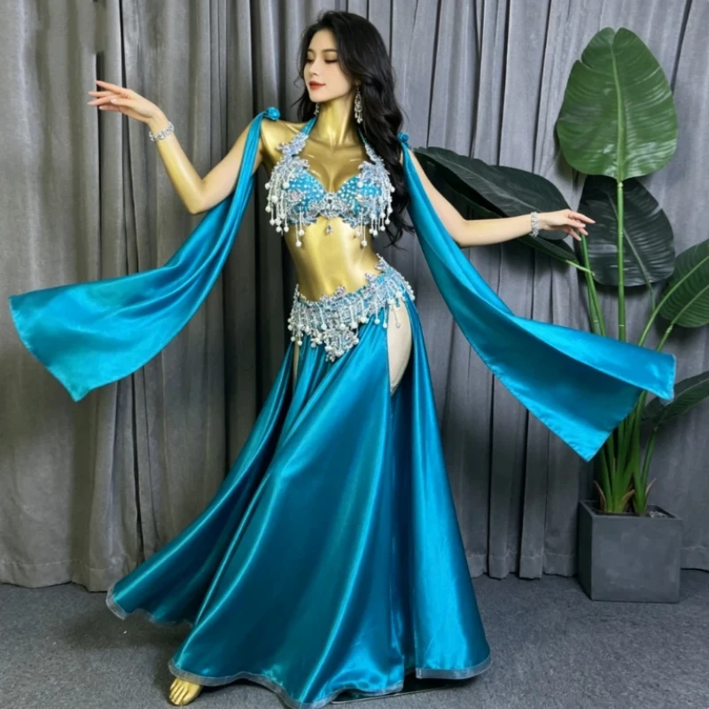 Belly Dance Oriental Dance New Performance Costume 2-piece Set with Tassel Sequins for Female Stage Performance
Belly Dance Oriental Dance New Performance Costume 2-piece Set with Tassel Sequins for Female Stage Performance