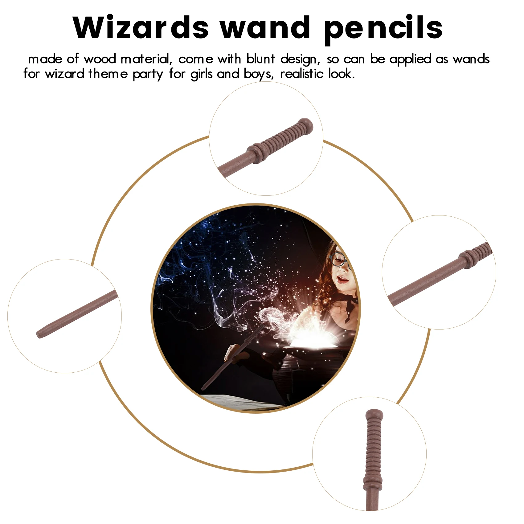 Y02A72x Wizard Theme Party Favors Set Includes 24 Wand Pencils 24 Wizard Glasses with Round Frame No Lenses 24 Tattoos
Y02A72x Wizard Theme Party Favors Set Includes 24 Wand Pencils 24 Wizard Glasses with Round Frame No Lenses 24 Tattoos
