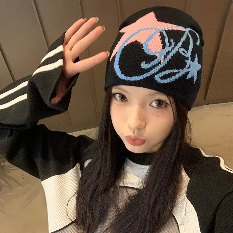 Women's crochet hat star printed knitted hat retro pullover hat, suitable for daily use
Women's crochet hat star printed knitted hat retro pullover hat, suitable for daily use