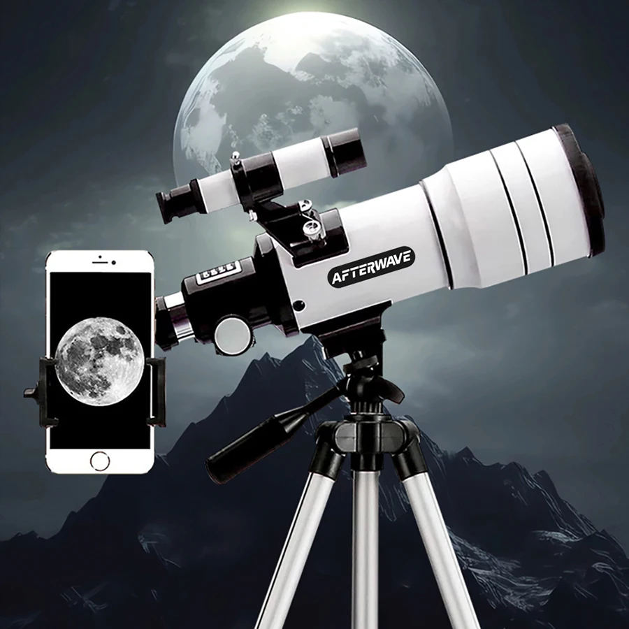 The 30070 Telescope Is A Custom-made 15-150x Zoom Telescope with A Mobile Phone Mount Ideal for Excursions Into Space
The 30070 Telescope Is A Custom-made 15-150x Zoom Telescope with A Mobile Phone Mount Ideal for Excursions Into Space