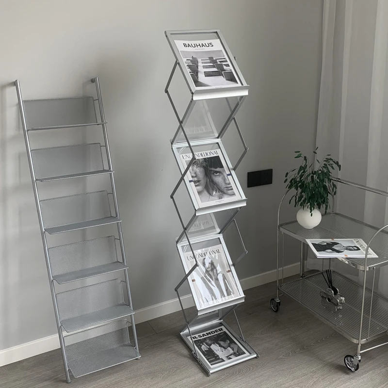 Vintage Folding Magazine Rack, Display Organizer Stand, Nordic Floor Book Shelf, Studio Photography Prop for Books
Vintage Folding Magazine Rack, Display Organizer Stand, Nordic Floor Book Shelf, Studio Photography Prop for Books
