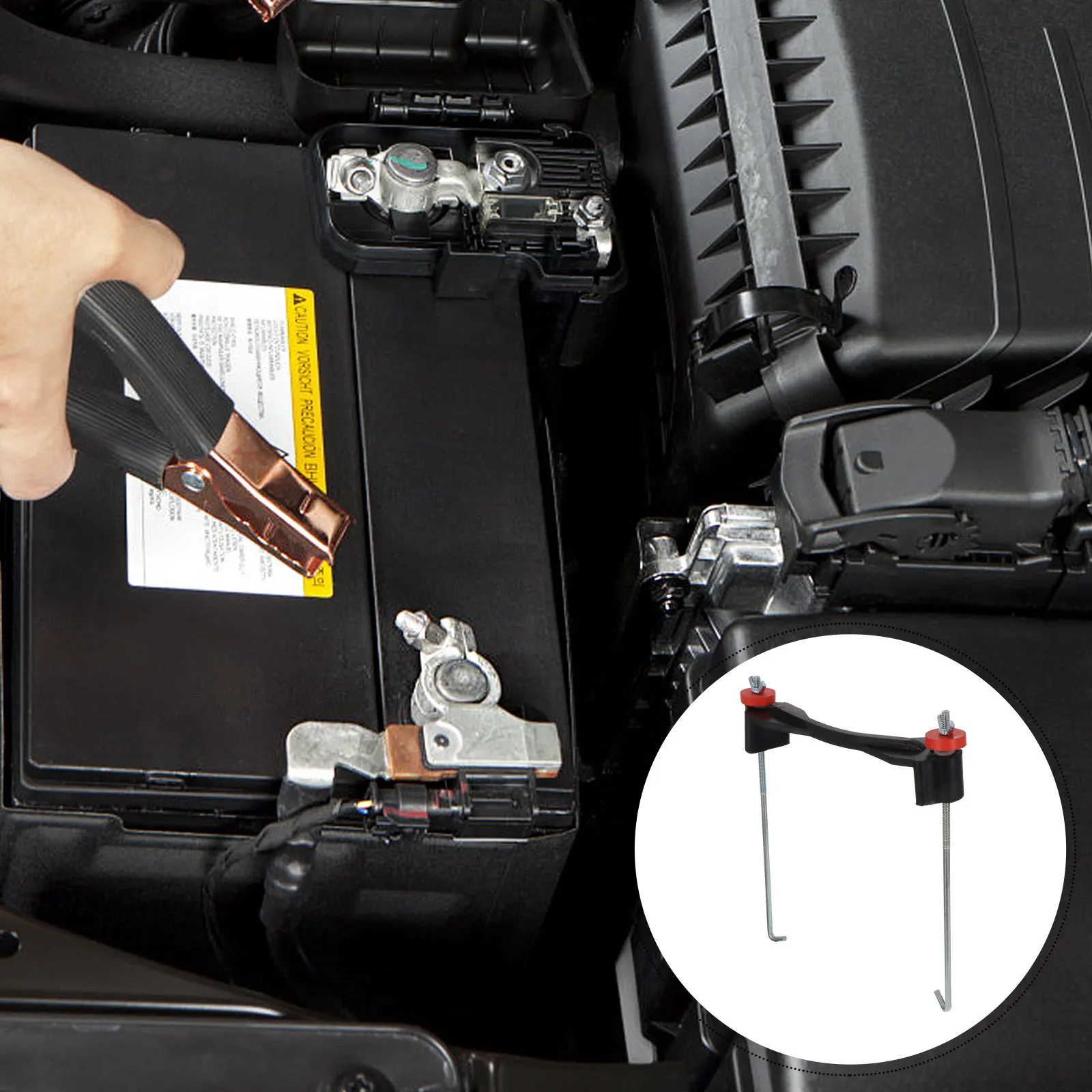 1 Set Hold Down Bracket Car Part Rubber Holder Fixing Tool Kit J Hooks Washers Wing Nuts Secure Clamp
1 Set Hold Down Bracket Car Part Rubber Holder Fixing Tool Kit J Hooks Washers Wing Nuts Secure Clamp