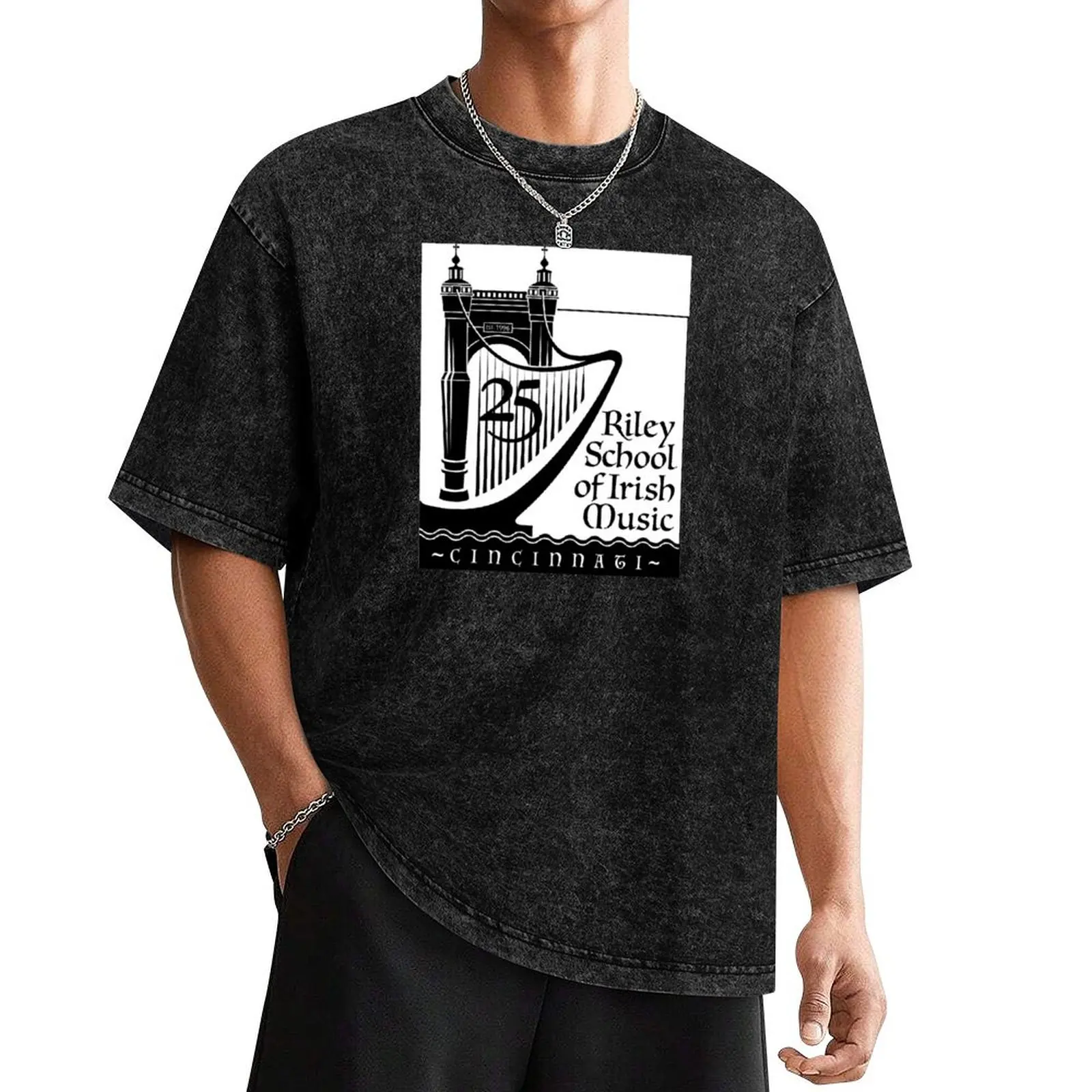 Black & White Large Print 25th Anniversary Logo T-Shirt anime graphic t shirts summer tops slim fit t shirts for men
Black & White Large Print 25th Anniversary Logo T-Shirt anime graphic t shirts summer tops slim fit t shirts for men