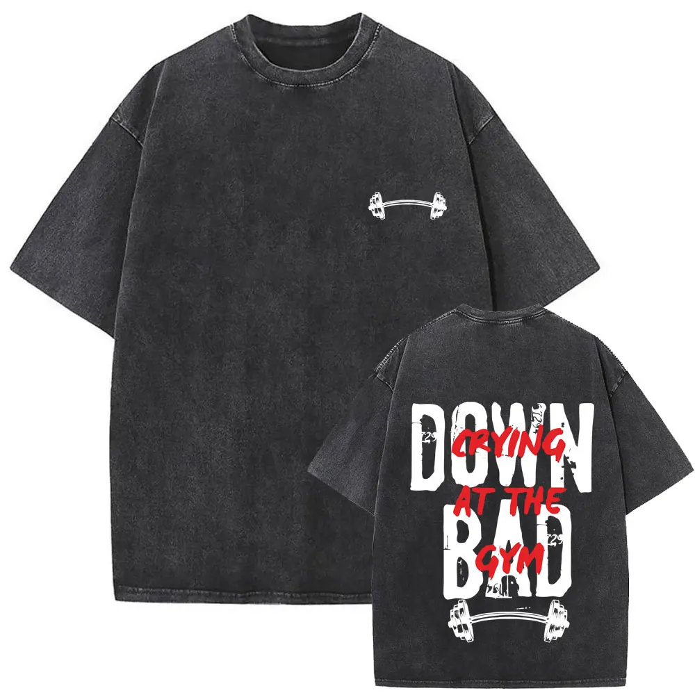 Washed Vintage Gym Fitness Rat Print Tshirt Funny Down Bad Crying At The Gym T-shirt Men Women Fashion Casual Oversized T Shirts 
Washed Vintage Gym Fitness Rat Print Tshirt Funny Down Bad Crying At The Gym T-shirt Men Women Fashion Casual Oversized T Shirts