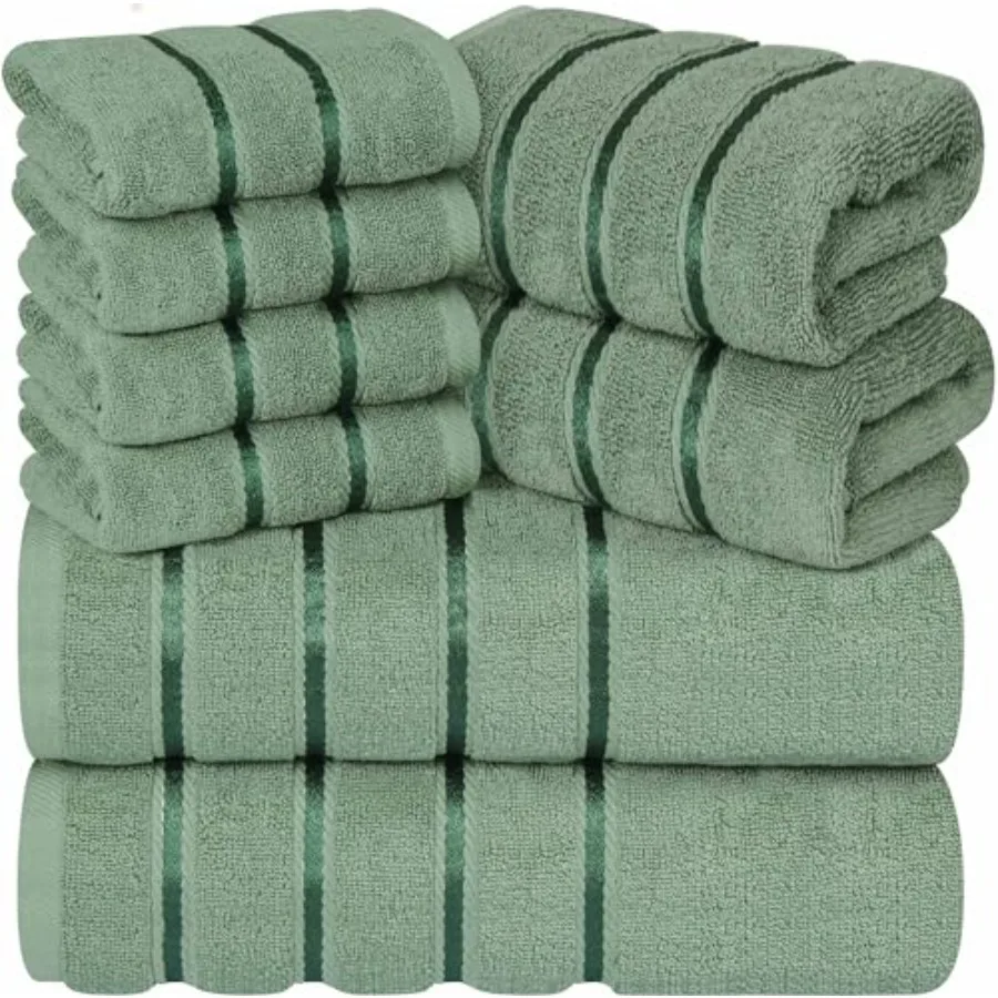 Luxury for room Set of 8-2 2 4 Washcloths - 600 GSM 100% Cotton Ring Spun Viscose Border Set
Luxury for room Set of 8-2 2 4 Washcloths - 600 GSM 100% Cotton Ring Spun Viscose Border Set