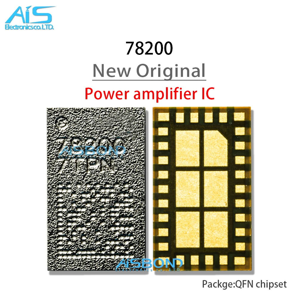 2Pcs/Lot 78200 PA IC For Mobile phone Power Amplifier IC QM78200TR13 Signal Module QM78200SR Chip
2Pcs/Lot 78200 PA IC For Mobile phone Power Amplifier IC QM78200TR13 Signal Module QM78200SR Chip
