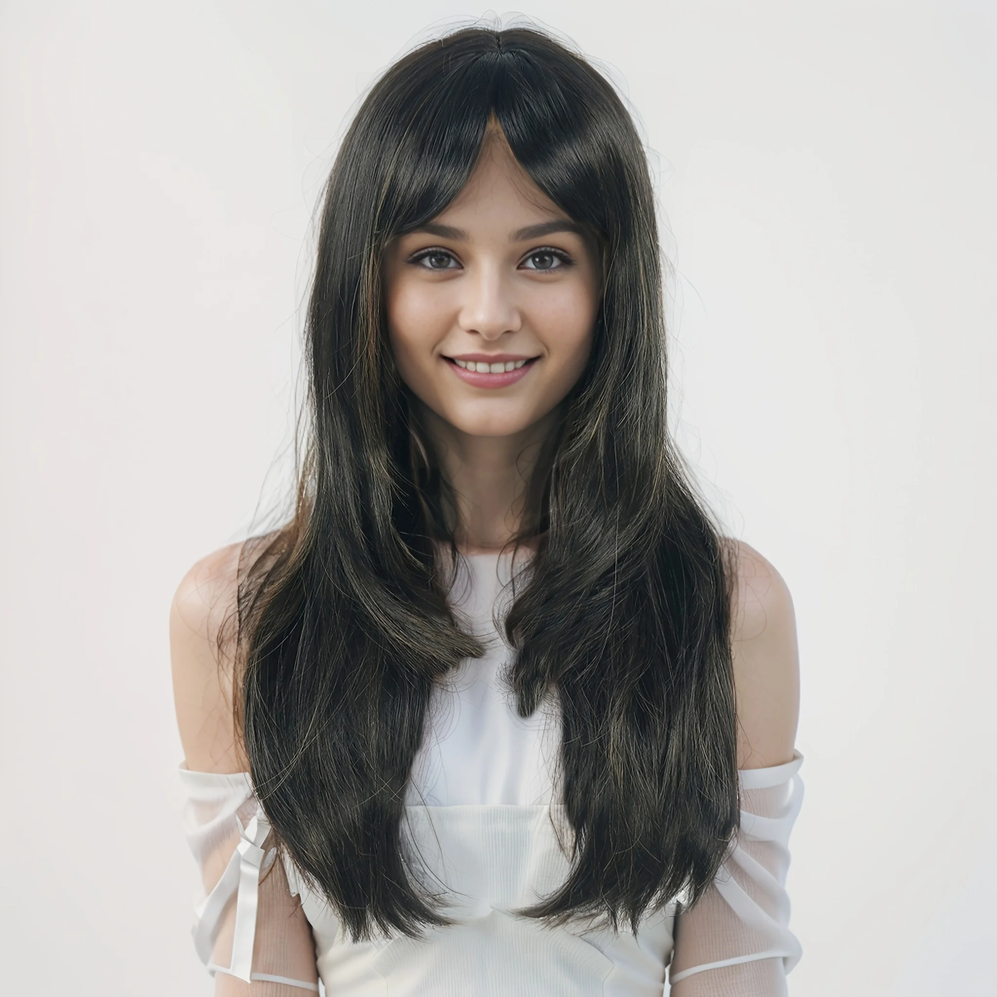 Женский длинный волнистый парик средней части с разноцветным шиньоном из смешанного синтетического волокна
Женский длинный волнистый парик средней части с разноцветным шиньоном из смешанного синтетического волокна