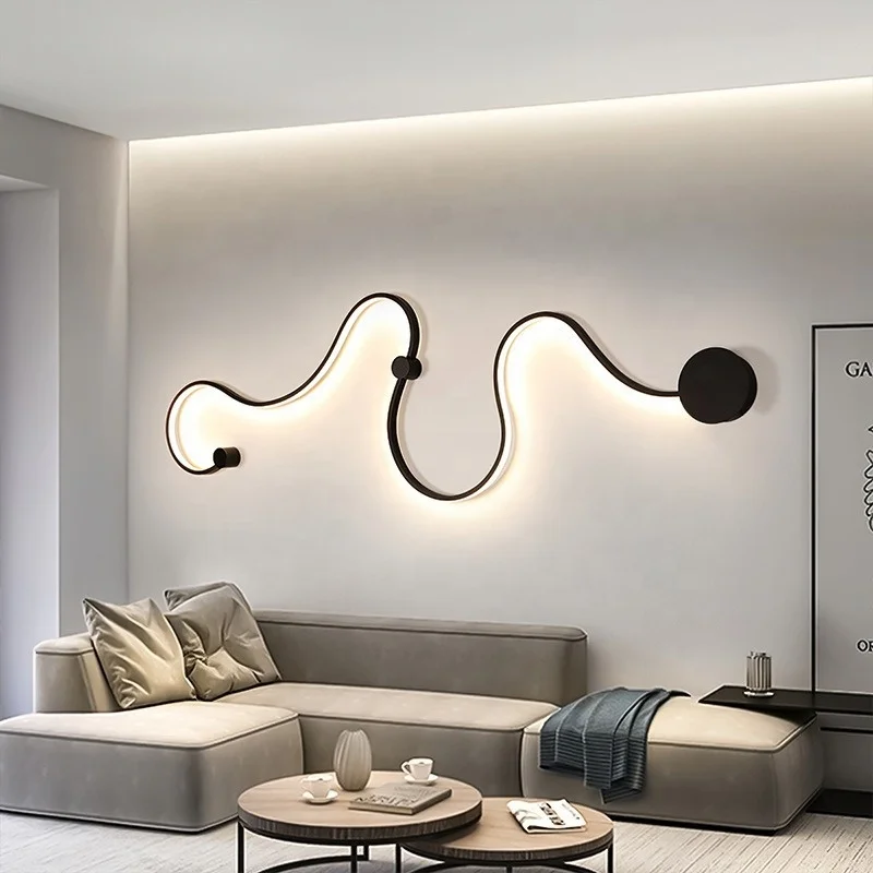 Nordic Design Modern Simple Light Emitting Diode Wall Light Bedroom Living Room or Background Wall Simple Aisle Decoration
Nordic Design Modern Simple Light Emitting Diode Wall Light Bedroom Living Room or Background Wall Simple Aisle Decoration