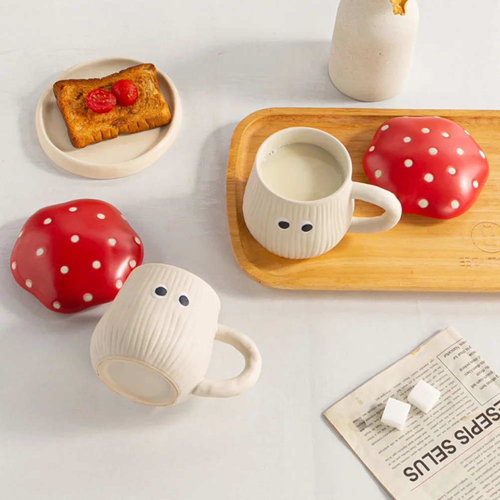 Aesthetic Ceramic Mug Mushroom Shaped Coffee Cup for Tea Soup Microwave Safe Cute Mugs for Daily Use Home Office Decor
Aesthetic Ceramic Mug Mushroom Shaped Coffee Cup for Tea Soup Microwave Safe Cute Mugs for Daily Use Home Office Decor