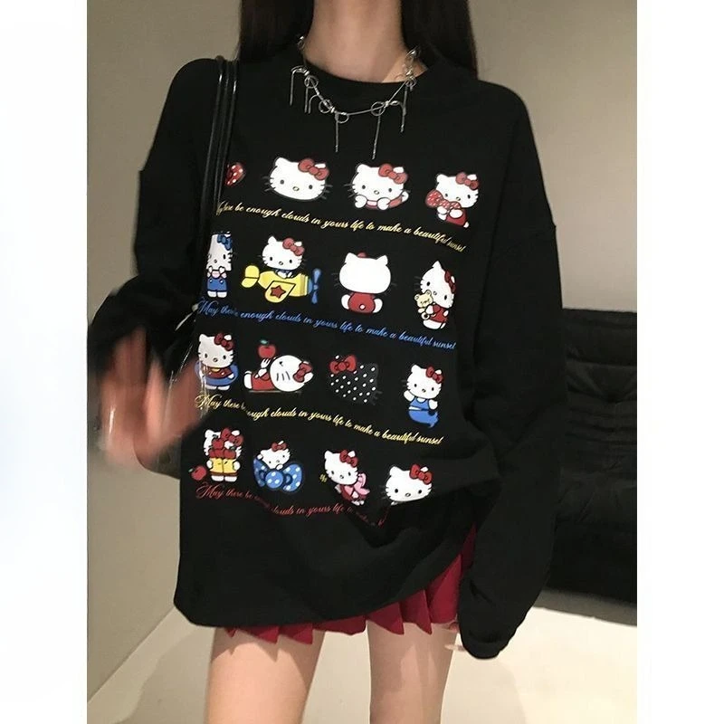 Kawaii Hello Kitty Sanrio Student Cute Cartoon Long Sleeve Hoodie Comfortable Warm Sportswear Children Birthday Gift for Kids
Kawaii Hello Kitty Sanrio Student Cute Cartoon Long Sleeve Hoodie Comfortable Warm Sportswear Children Birthday Gift for Kids