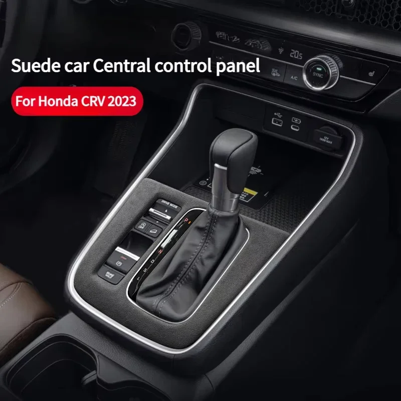 For Honda CRV CR V 2023 2024 Center Console Gear Shifter Panel Cover Trim Sticker Italy Suede Wrap ABS Car Interior Accessories
For Honda CRV CR V 2023 2024 Center Console Gear Shifter Panel Cover Trim Sticker Italy Suede Wrap ABS Car Interior Accessories