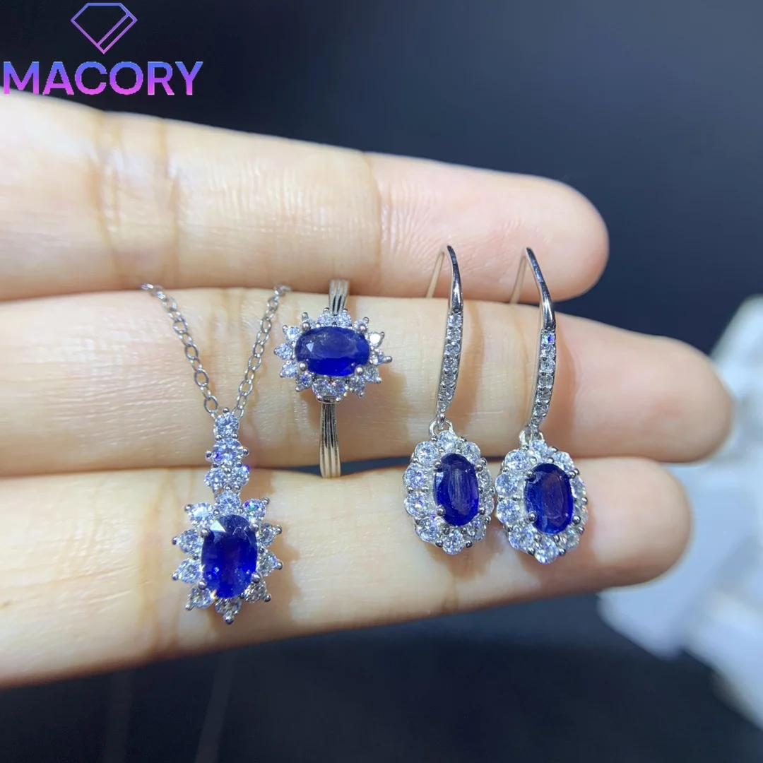 Sapphire jewelry set elegant ladies set free shipping promotion ladies sterling silver 925 jewelry Christmas ring necklace
Sapphire jewelry set elegant ladies set free shipping promotion ladies sterling silver 925 jewelry Christmas ring necklace
