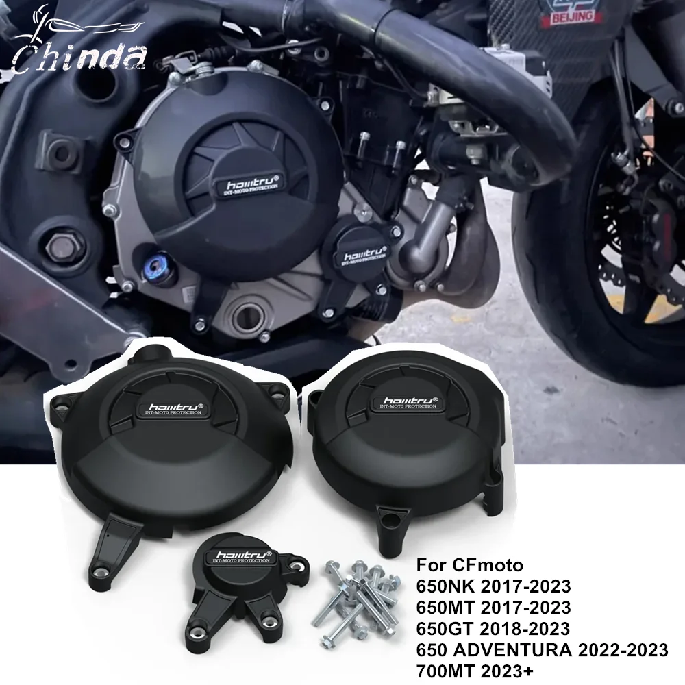 Комплект защитных крышек двигателя мотоцикла для CFMOTO 650MT 650 NK 2017-2023 & 650GT 2018-2023 & 650 ADVENTURA 700MT 2022-2023
Комплект защитных крышек двигателя мотоцикла для CFMOTO 650MT 650 NK 2017-2023 & 650GT 2018-2023 & 650 ADVENTURA 700MT 2022-2023
