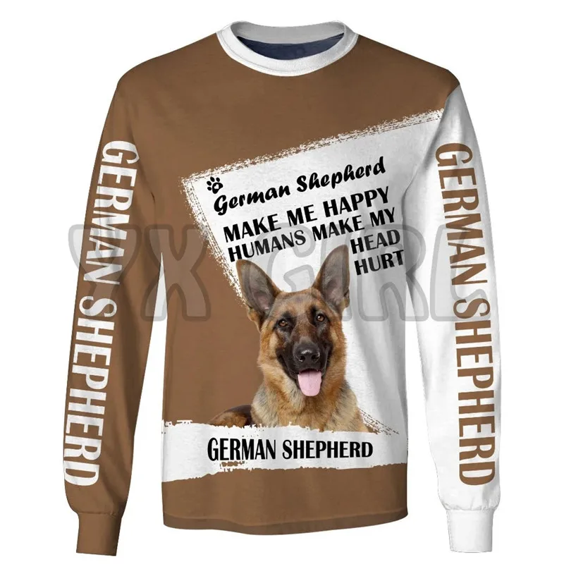 German Shepherd Make Me Happy Humans Make My Head Hurt German Shepherd 3d Prin Sweatshirts Men For Women Pullovers Unisex Tops
German Shepherd Make Me Happy Humans Make My Head Hurt German Shepherd 3d Prin Sweatshirts Men For Women Pullovers Unisex Tops