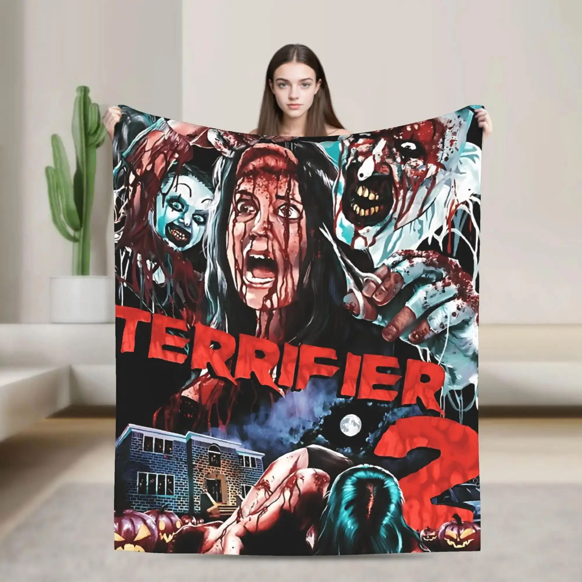 Terrifier Horror Movie Blanket Quality Warm Soft Throw Blanket for Winter Airplane Travel Outdoor Bedspread Novelty Gift
Terrifier Horror Movie Blanket Quality Warm Soft Throw Blanket for Winter Airplane Travel Outdoor Bedspread Novelty Gift