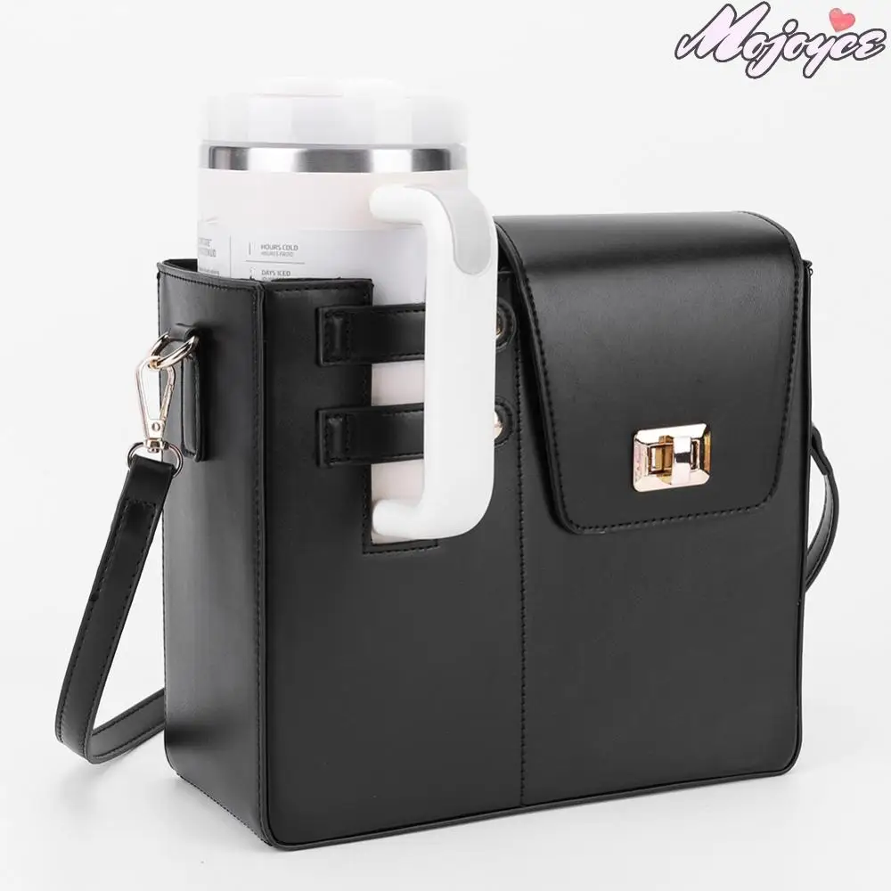 Crossbody Water Cup Storage Bag PU Leather Portable Beverage Bottle Carrier Bag Adjustable Strap Square Shoulder Bag for Travel
Crossbody Water Cup Storage Bag PU Leather Portable Beverage Bottle Carrier Bag Adjustable Strap Square Shoulder Bag for Travel
