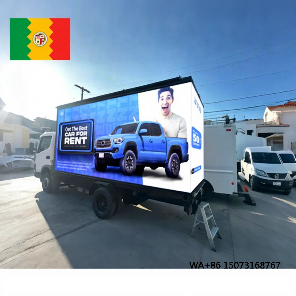 Canbest Boxled P4 4Mm 16Ft 4800X1920Mm 1920X1920Mm Mobile Digital Truck Box Led Billboard Display Screen in Kenya
Canbest Boxled P4 4Mm 16Ft 4800X1920Mm 1920X1920Mm Mobile Digital Truck Box Led Billboard Display Screen in Kenya