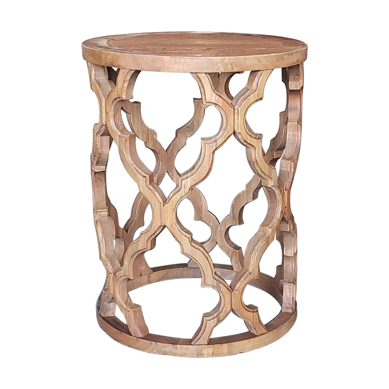 New Designer Elm Wooden Round Shape Durable Waterproof Bedside Table In The Bedroom
New Designer Elm Wooden Round Shape Durable Waterproof Bedside Table In The Bedroom