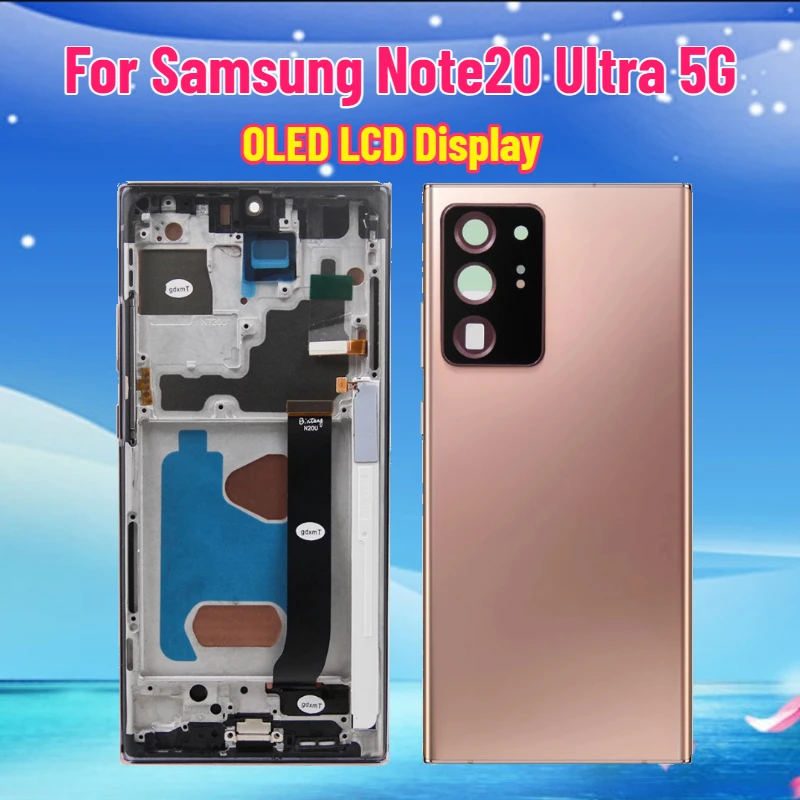 TFT LCD Display For Samsung Note20 Ultra Screen 4G LCD Touch Screen Replacement with Frame For Galaxy Note 20 Ultra 5G N986B
TFT LCD Display For Samsung Note20 Ultra Screen 4G LCD Touch Screen Replacement with Frame For Galaxy Note 20 Ultra 5G N986B