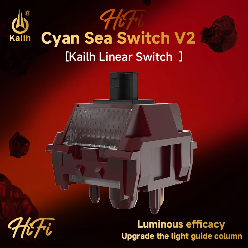 Kailh Cran Sea Keyboard Switch V2 EWEADN Customized MX Linear Quick Trigger 42g Lightweight Mechanical Keyboard Switch
Kailh Cran Sea Keyboard Switch V2 EWEADN Customized MX Linear Quick Trigger 42g Lightweight Mechanical Keyboard Switch