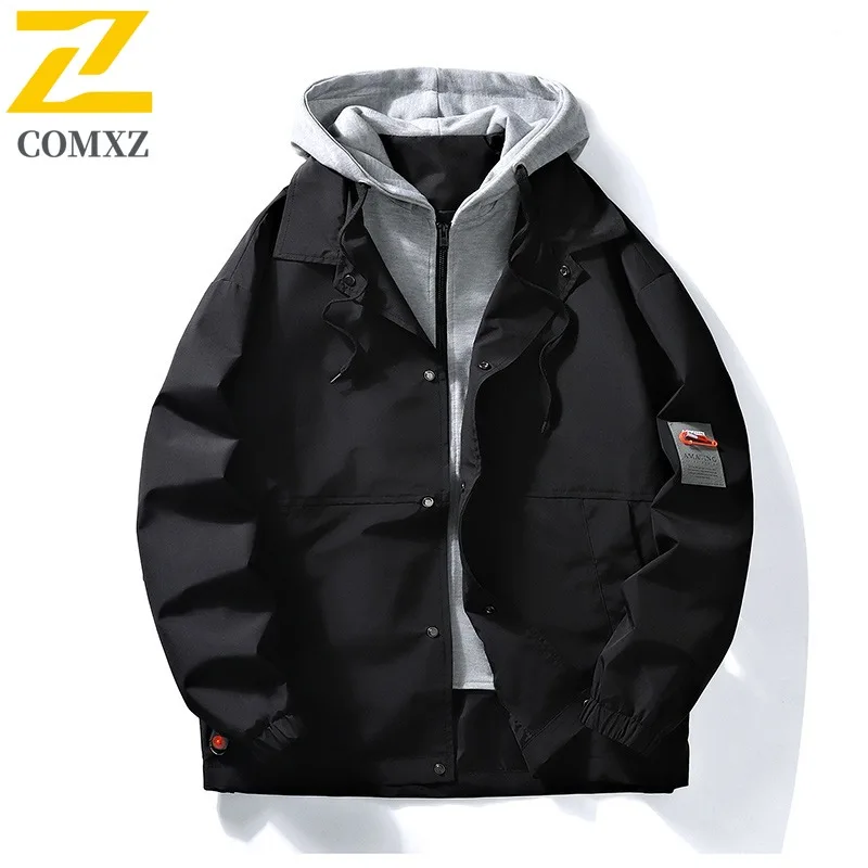 COMXZ 2025 Men Jacket Autumn American Style Print Windproof Camping Travel Hiking Hooded Jackets Two Piece Design Retro Coat
COMXZ 2025 Men Jacket Autumn American Style Print Windproof Camping Travel Hiking Hooded Jackets Two Piece Design Retro Coat